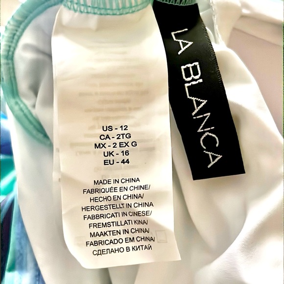 La Blanca Ocean Tides Striped One Piece - Picture 14 of 16